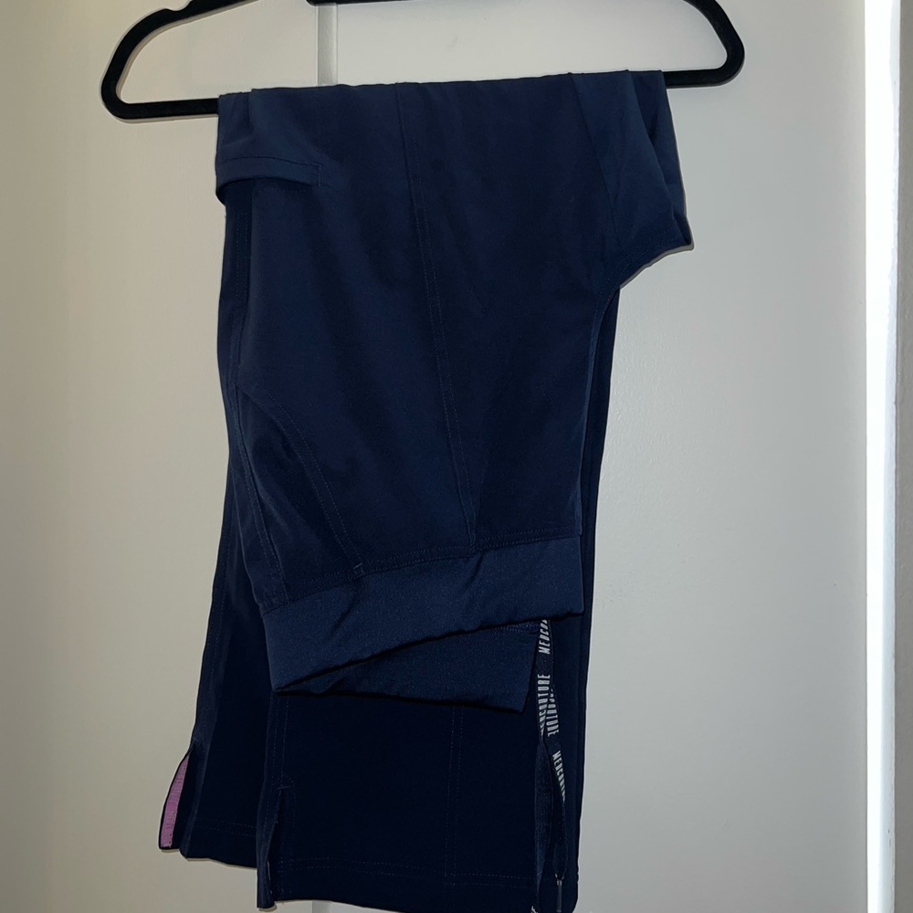 Navy Med Couture Scrub Pants. Size: Petite Medium